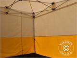 Quick-up telt FleXtents® PRO 2,5x2,5m, PVC, arbeidstelt, flammehemmende, inkl. 4 sidevegger