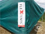 Faltzelt FleXtents Xtreme 60 3x3m Grün, mit 4 Seitenwänden