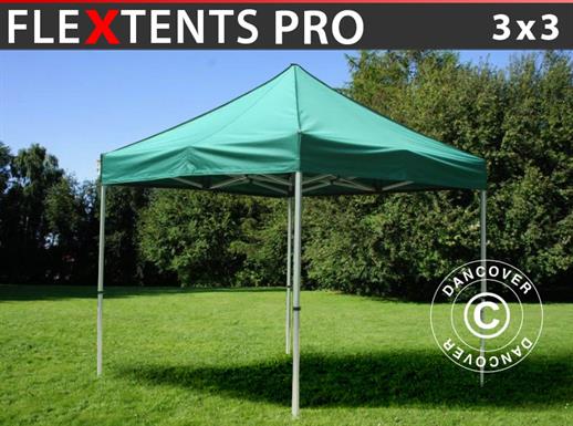 Quick-up telt FleXtents PRO 3x3m Grønn
