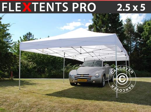 Quick-up telt FleXtents PRO 2,5x5m Hvit