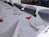 Tente Pliante FleXtents PRO 4x8m Blanc, avec 6 cotés