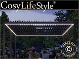 LED light strip for San Pablo pergola 3x5.8 m, 6 pcs., Warm white