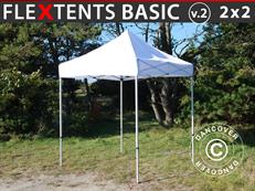 Pop up gazebo FleXtents Basic v.2, 2x2m White