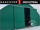 Porte coulissante 3,5x3,5m pour tente de stockage, tunnel agricole 12m, PVC, Vert