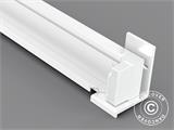 Soporte de pared para cenador San Pablo 3x3m, 3x4m y 4x4m, Blanco, 2 unidades. 