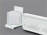 Wall bracket f/San Pablo gazebo 3x3 m, 3x4 m, and 4x4 m, White, 2 pcs.