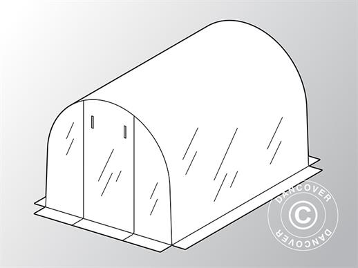 Cover for polytunnel greenhouse GH16010, 2x3x1.75 m, PVC, Transparent