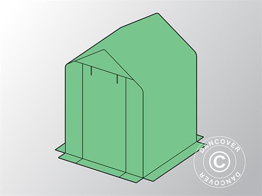 Copertura per serra tunnel GH16070, 1,4x1,4x1,95m, PE, Verde