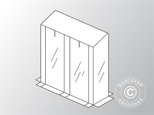 Lean-to greenhouse Cover for GH16270, 0.48x1.43x1.52 m, Transparent