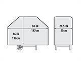 Overtræk Premium til Broil King® Gasgrill Crown™ 420, Sort