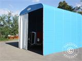 Folding tunnel garage (Caravan), 3x6.18x3.6 m, White