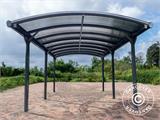 Carport Boston, 3.03x5.05x2.22 m, Grey