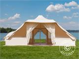 Tienda para glamping, TentZing®, 4x5m, 10 personas, Arena