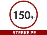 Afschermdoek 2x50m, 150g, Zwart