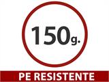 Cobertura de vedação 1,76x3,41m, PE 150g/m², Branco