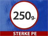 Afdekzeil 8x10m, PE 250g/m², Blauw