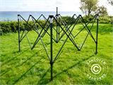 Pop up gazebo FleXtents PRO Steel 4x4 m Camouflage/Military, incl. 4 sidewalls