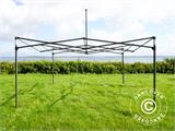 Pop up gazebo FleXtents PRO Steel 4x4 m White, Flame retardant, incl. 4 sidewalls