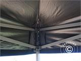 Tente pliante FleXtents Basic v.2, 4x4m Noir, avec 4 cotés