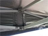 Tente pliante FleXtents Basic v.2, 4x4m Noir, avec 4 cotés