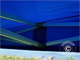 Pop up gazebo FleXtents PRO 4x6 m Blue, incl. 8 sidewalls