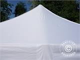 Tente pliante FleXtents PRO "Wave" 3x3m Blanc, avec 4 cotés