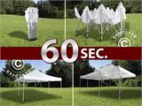 Vouwtent/Easy up tent FleXtents PRO 4x6m Grijs