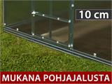 Kasvihuone polykarbonaatti TITAN Classic 480, 4,9m², 2,35x2,12m, Hopea