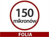 Folia szklarniowa DIY 150Mic, 6x80m, 1 rolka, przezroczysta