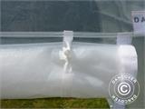 Polytunnel Greenhouse, 2.4x6x2.4 m, PE, 14.4 m², Transparent