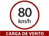 Abrigo para carro Boston, 3,03x5,05x2,22m, Cinzento