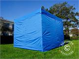 Pop up gazebo FleXtents Xtreme 50 3x3 m Blue, incl. 4 sidewalls