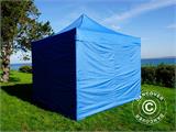 Pop up gazebo FleXtents Xtreme 50 3x3 m Blue, incl. 4 sidewalls