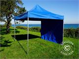 Pop up gazebo FleXtents Xtreme 50 3x3 m Blue, incl. 4 sidewalls