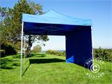 Pop up gazebo FleXtents Xtreme 50 3x3 m Blue, incl. 4 sidewalls