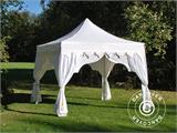 Pop up gazebo FleXtents PRO "Raj" 3x3 m White/Gold