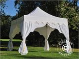 Pop up gazebo FleXtents PRO "Raj" 3x3 m White/Gold