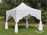 Tente Pliante FleXtents PRO "Raj" 3x3m Blanc/Doré