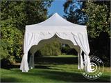 Tente Pliante FleXtents PRO "Raj" 3x3m Blanc/Doré