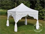 Tente Pliante FleXtents PRO "Raj" 3x3m Blanc/Doré