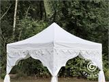 Tente Pliante FleXtents PRO "Raj" 3x3m Blanc/Doré