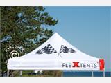 Tente pliante FleXtents Xtreme 50 avec impression numérique, 3x3m