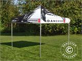 Tente pliante FleXtents Xtreme 50 avec impression numérique, 3x3m