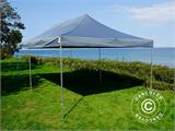 Pop up gazebo FleXtents PRO Steel 4x8 m Grey