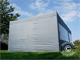 Pop up gazebo FleXtents PRO Steel 4x8 m Grey, incl. 6 sidewalls