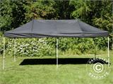 Pop up gazebo FleXtents PRO Steel 3x6 m Black, Flame retardant, incl. 6 sidewalls