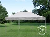 Vouwtent/Easy up tent FleXtents PRO Steel 4x6m Latte, inkl. 8 Zijwanden