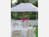 Gazebo pieghevole FleXtents PRO Steel 4x6m Bianco, Ignifugo