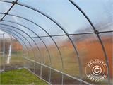 Broeikas polycarbonaat TITAN Arch+ 320, 12m², 3x4m, Zilver