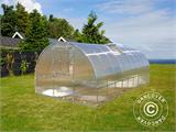 Greenhouse polycarbonate TITAN Arch+ 320, 24 m², 3x8 m, Silver